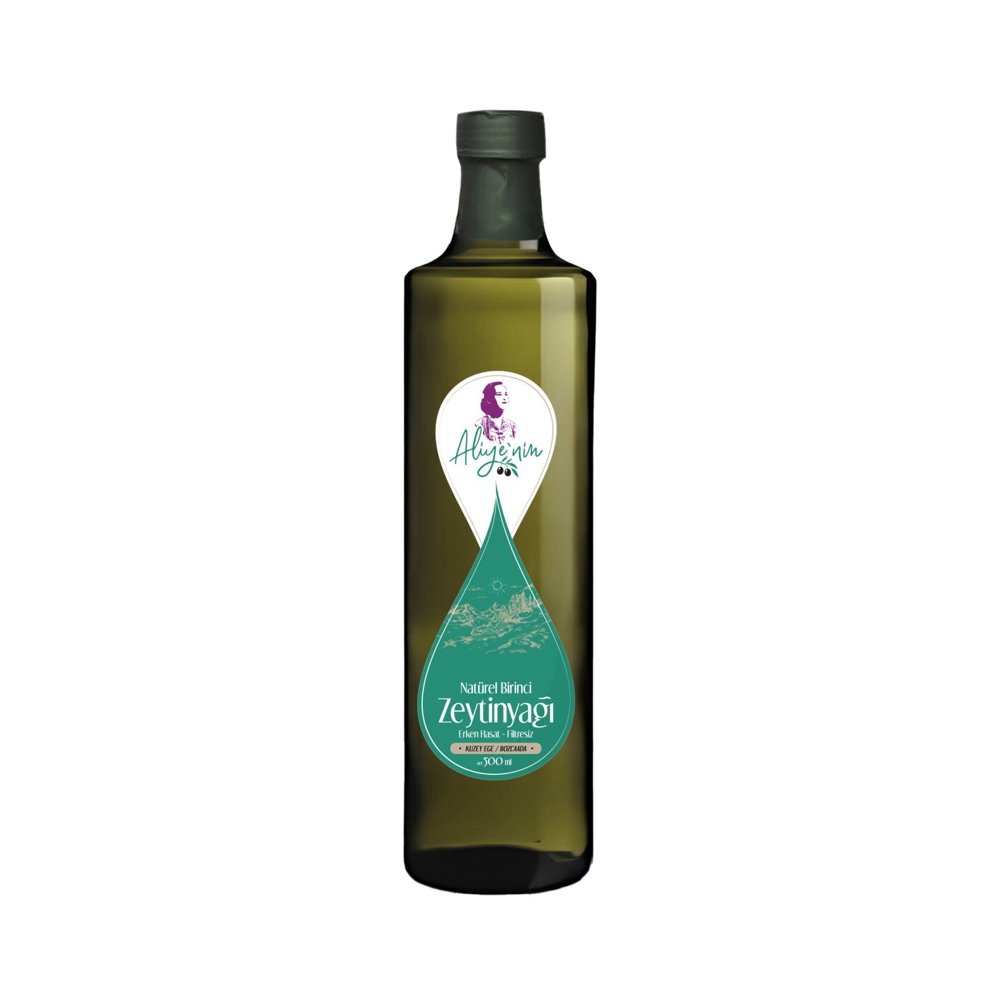 Aliye'nin Natürel Birinci Zeytinyağı - 500 ml.